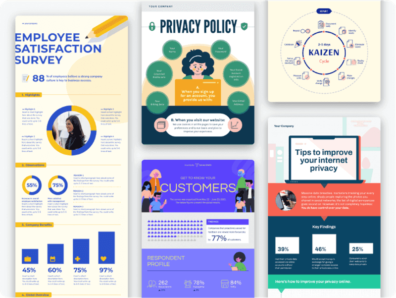 Utilisez des infographies dans votre contenu