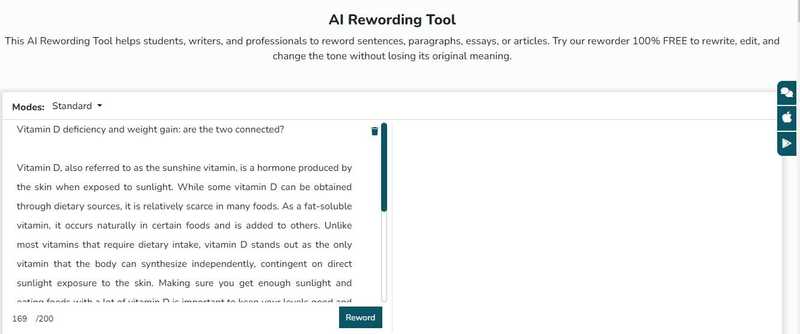 Rewording Tool