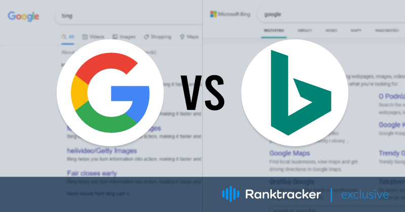 Які основні відмінності для ранжирування сайту в Google і Bing?