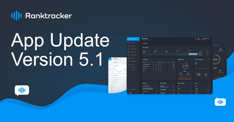 Ranktracker Versi 5.1 Kini Telah Tersedia