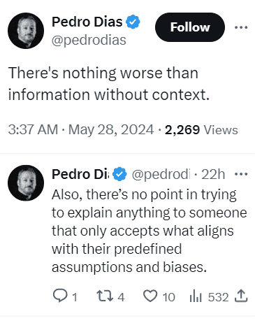 Pedro Dias tweeted