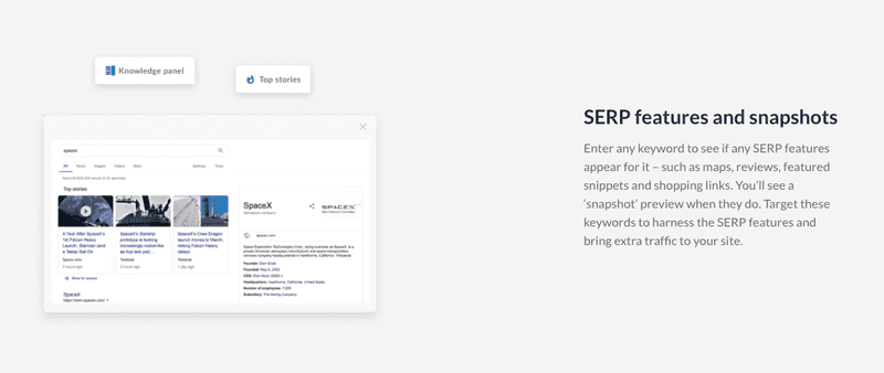 SERP analysis tool