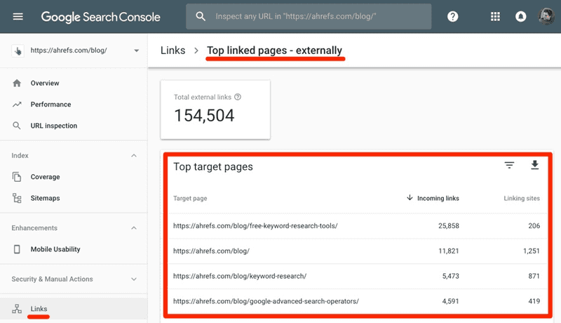 Use Google Search Console