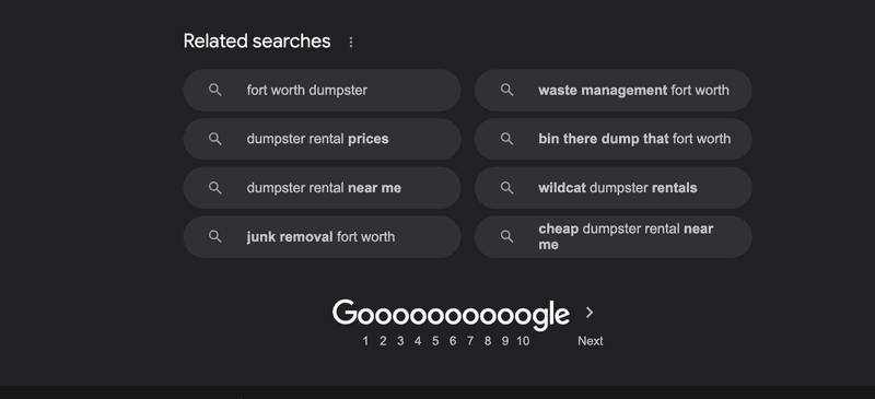 google search