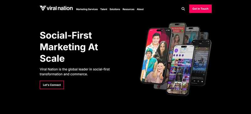 Viral Nation drives social-first growth for brands with creators and digital strategies.
