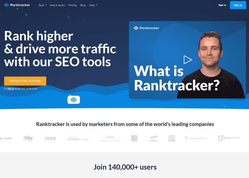 Ranktracker Local Rank Tracker
