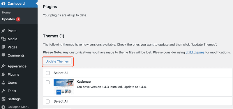 Updates