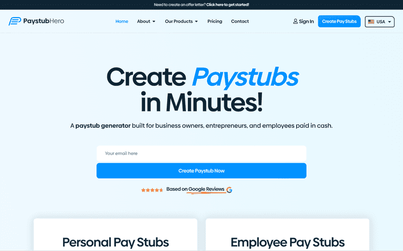 PaystubHero