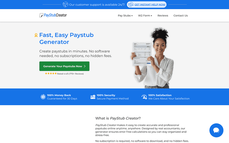 PayStub Creator