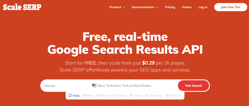 Scale SERP