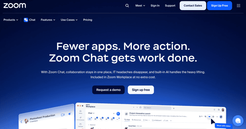 Zoom Team Chat
