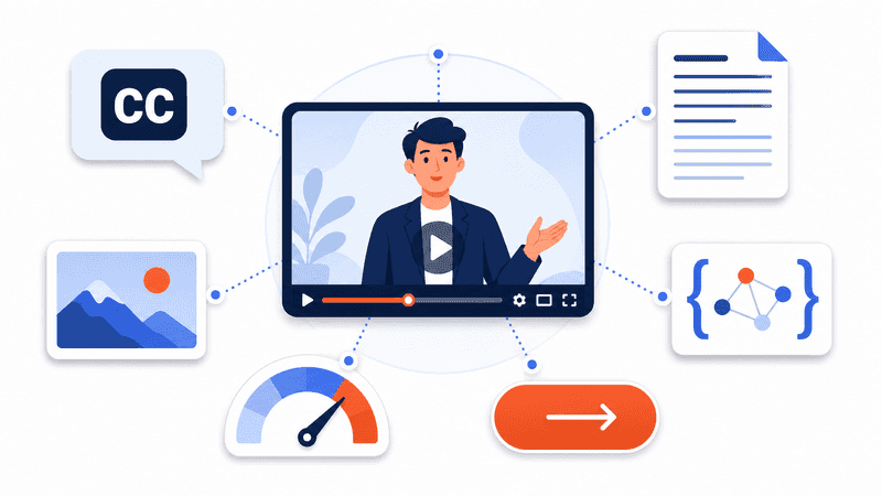 The components of a search-friendly media package.