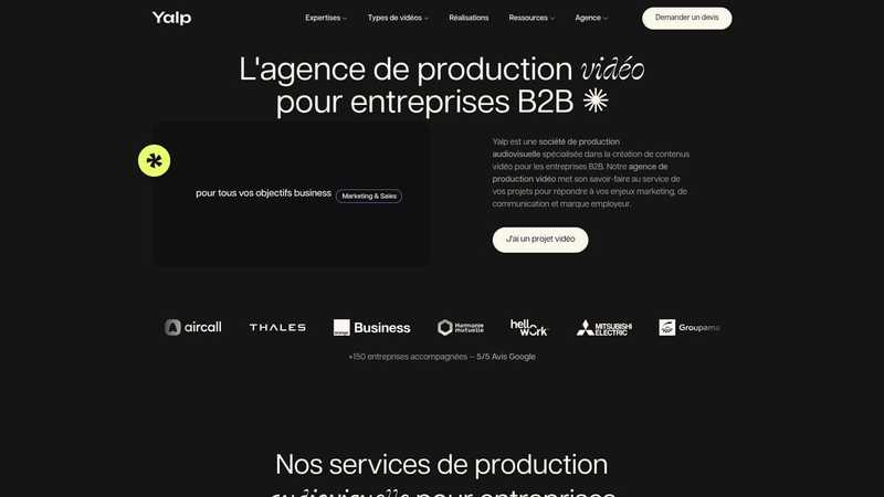 Best B2B video agencies