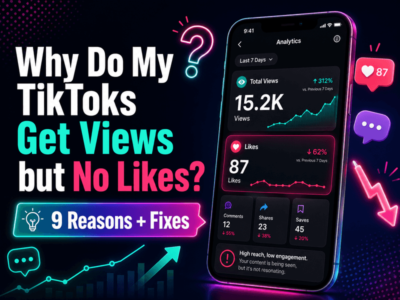 TikTok Views but No Likes